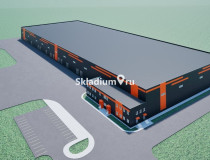 Вид здания. Сухой склад (+18) Склад Пензенская обл, Бессоновский р-н, село Кижеватово , 22 000 м2 фото 1